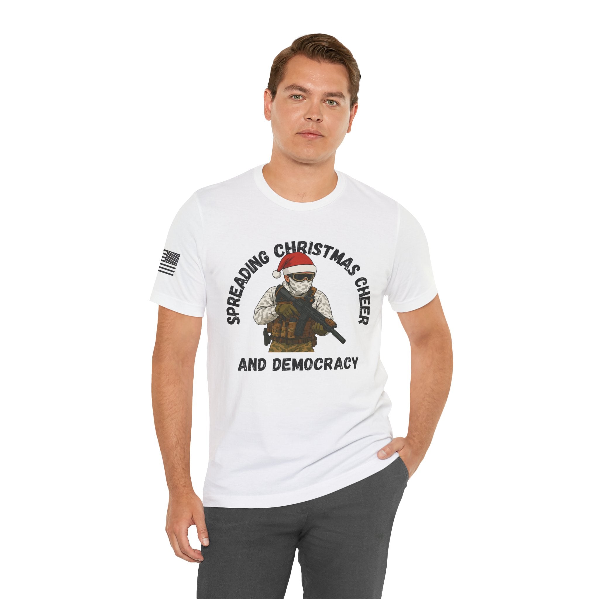 Christmas Cheer and Democracy Tee