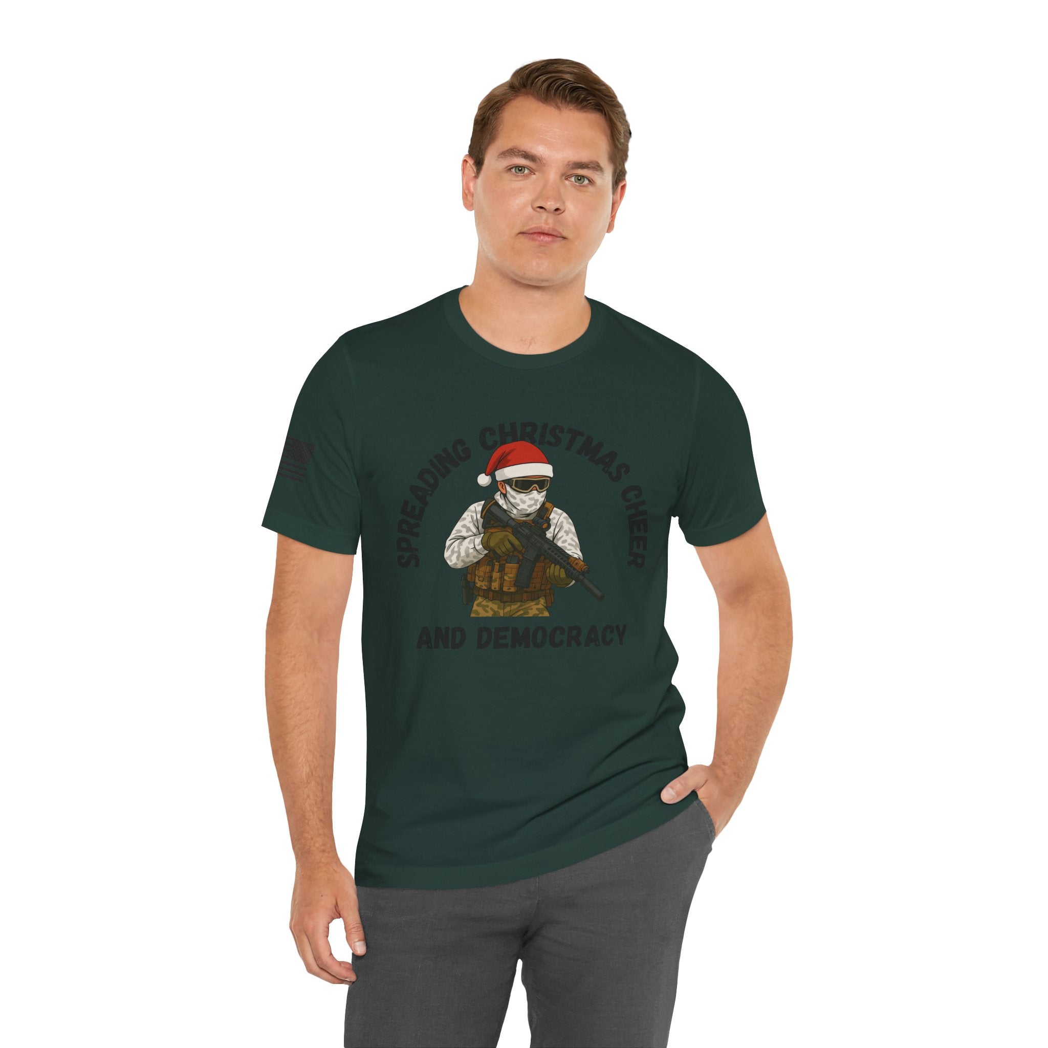 Christmas Cheer and Democracy Tee
