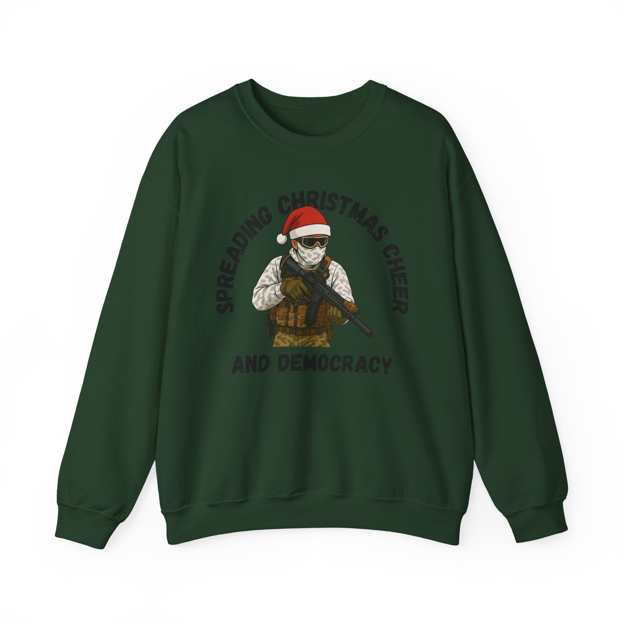 Christmas Cheer and Democracy Holiday Sweatshirt