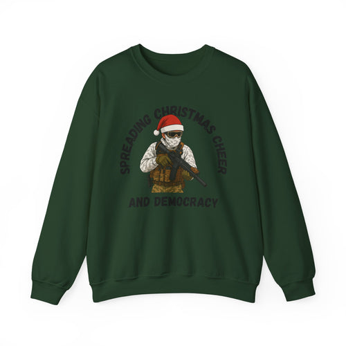 Christmas Cheer and Democracy Holiday Sweatshirt